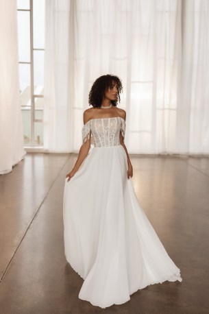 Wedding dresses Leila Collection 2026 704-2