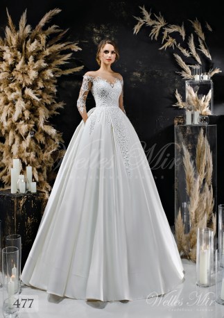 Rochii de mireasa Unique Perfection 2018 477-LA-1