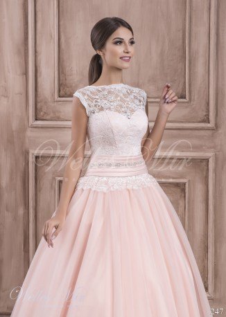 Pink wedding dress-2
