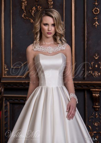 Rochie de mireasa din mătase-2