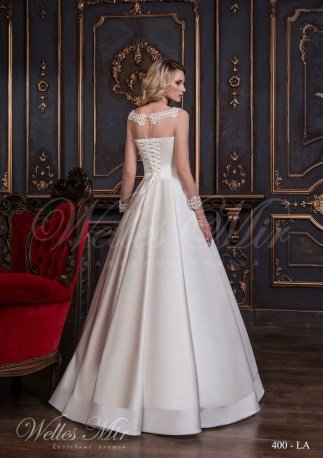 Rochie de mireasa din mătase-3
