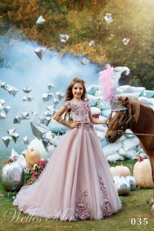Детские платья Kids Deluxe Collection 2018 035-1